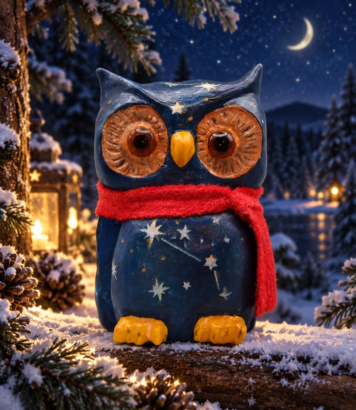 LE HIBOU SOUS LES ETOILES