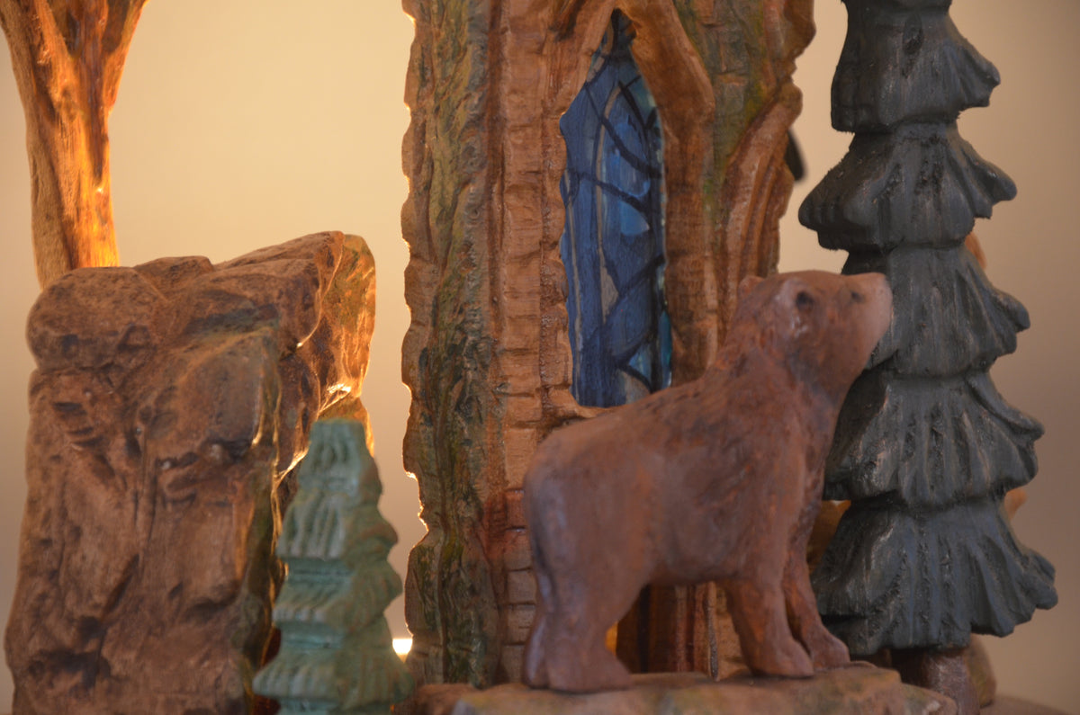L'Ours et la Tour oubliée – Paysage lumineux – LED basse tension