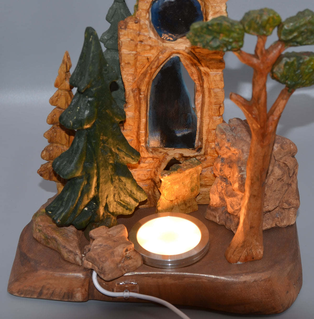 L'Ours et la Tour oubliée – Paysage lumineux – LED basse tension